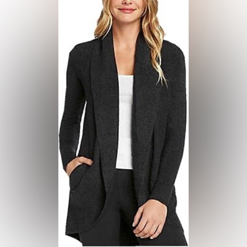 Max & Mia The Essential Travel Cardigan in Black